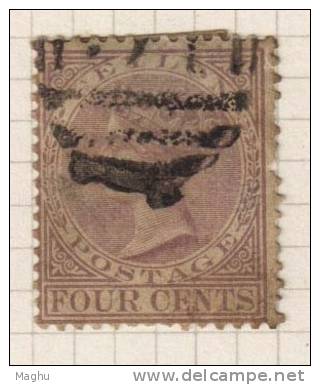 Ceylon Used 1875, 4c Rosy Mauve, Wm Crown CC, SG123 - Ceylon (...-1947)