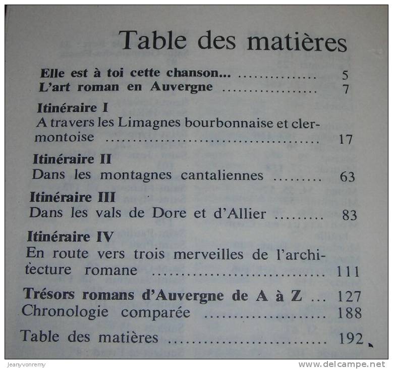 Découvrir L´Auvergne Romane. Par Charles-H. Baudé. 1975. - Auvergne