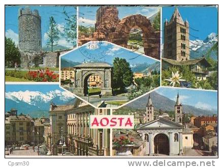 CP Italie - Aosta - Panorama - (5) Cinque Cartolina Diverse - Aosta