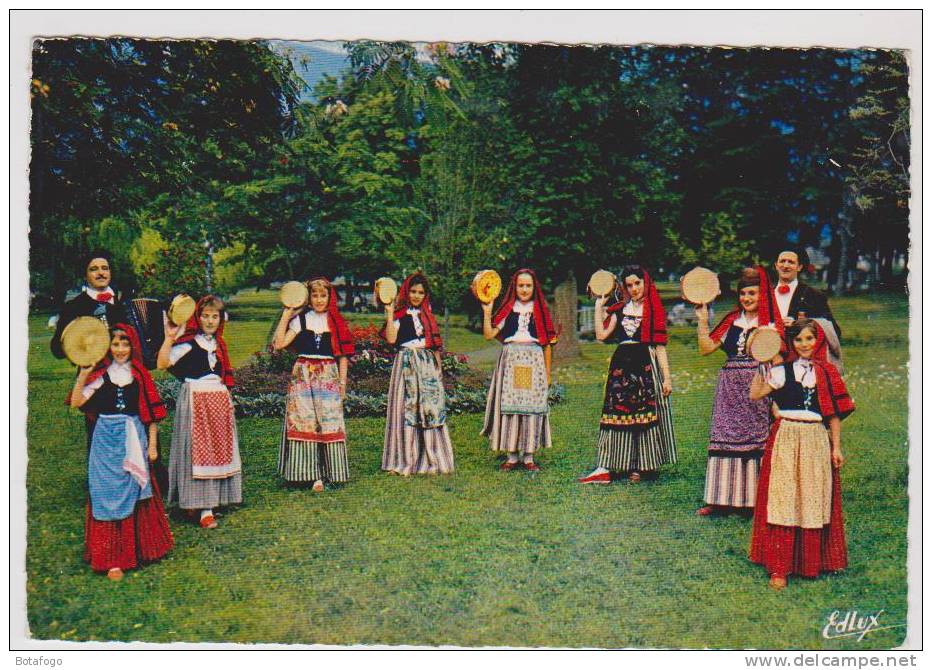 CPM DPT 65 FOLKLORE BIGOURDAN, CHANTEURS MONTAGNARDS DE LOURDES - Música