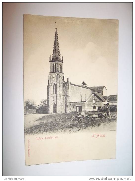 2fxf - CPA  - L'ABSIE - église Paroissiale - [79] Deux Sèvres - L'Absie