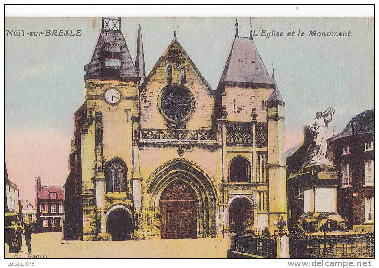 76 / BLANG SUR BRESLE / L EGLISE ET LE MONUMENT - Blangy-sur-Bresle