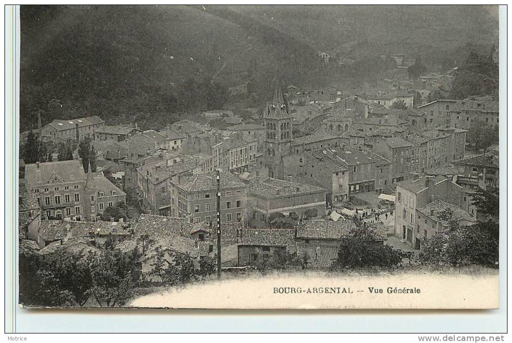 BOURG-ARGENTAL  -  Vue Générale. - Bourg Argental