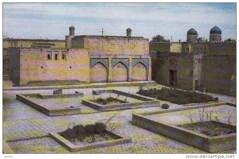 Usbekistan-Khiva-Chiwa, Ichan-Kala, Innert Court Of The Kunya-arq  Citadel, World Heritage List, 14 X 9 Cm - Uzbekistan