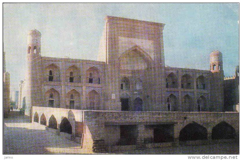 Usbekistan-Khiva-Chiwa, Kutlug-Murad-inak Madrasah-Medrese, World Heritage List, 14 X 9 Cm - Uzbekistán