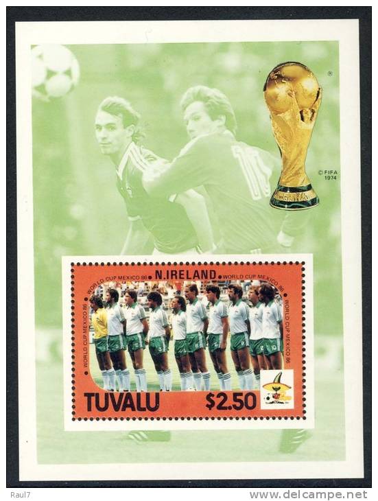 Tuvalu - 1986 - Mondialde Football, Mexico 86 -BF Neufs ** // Mnh - Tuvalu (fr. Elliceinseln)