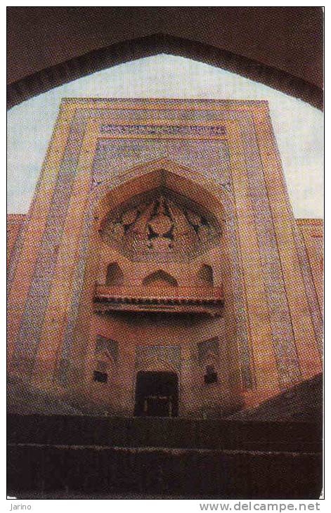 Usbekistan-Khiva-Chiwa, Muhammad Amin-Khana Madrasah-Medrese, World Heritage List, 14 X 9 Cm - Usbekistan