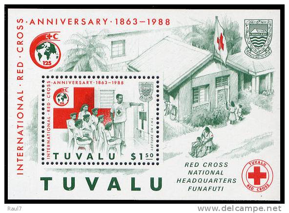 Tuvalu - 1988 - 125 Ann Croix Rouge - BF Neufs ** // Mnh - Tuvalu