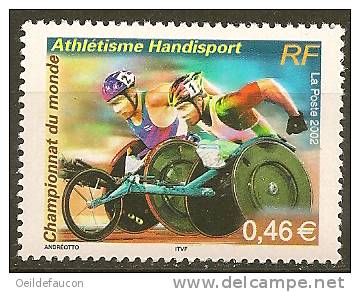 FRANCE - Yvert - 3495** - Cote 1 € - Faciale 0.46 € - Handisport