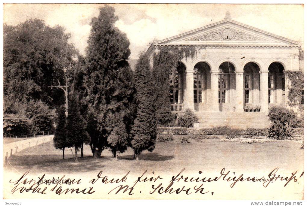 CPA ALLEMAGNE  MAGDEBURG           Herrenkrug                         1904 - Magdeburg