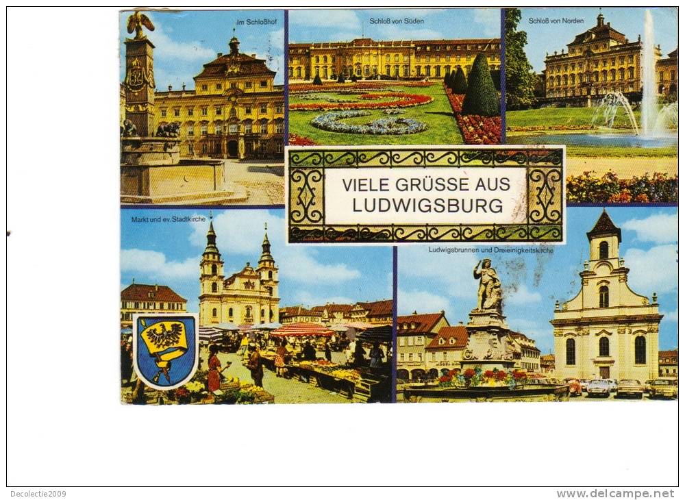 ZS23277 Viele Grusse Aus Ludwigsburg Used Perfect Shape Back Scan At Request - Ludwigsburg