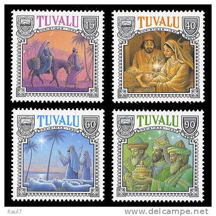 Tuvalu - 1990 - Noël 90 - 4v Neufs ** // Mnh - Tuvalu