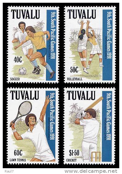 Tuvalu - 1991 - Sports, Jeux Du Pacifique Sud - 4v Neufs ** // Mnh CV €20 - Tuvalu