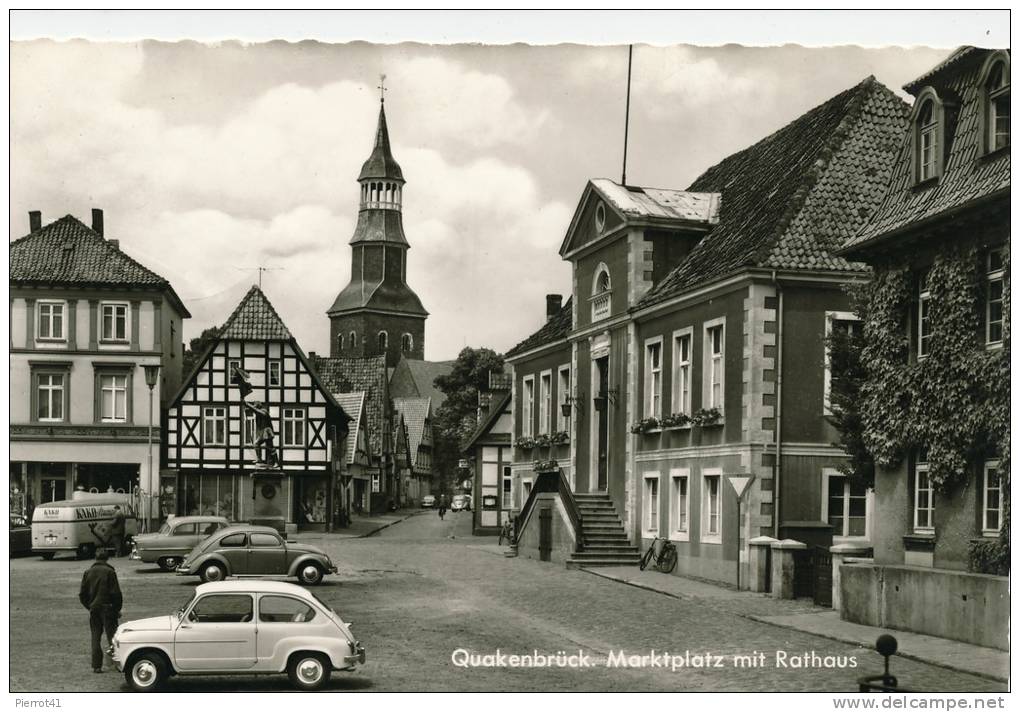 ALLEMAGNE - QUAKENBRÜCK -Marktplatz Mit Rathaus - Quakenbrück