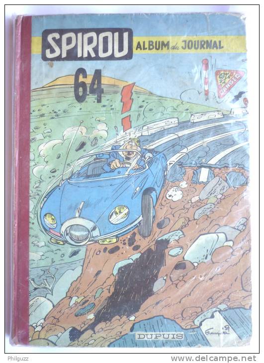 SPIROU RECUEIL ALBUM N° 64 N° 1019 à 1028 1957 (2) - Spirou Magazine