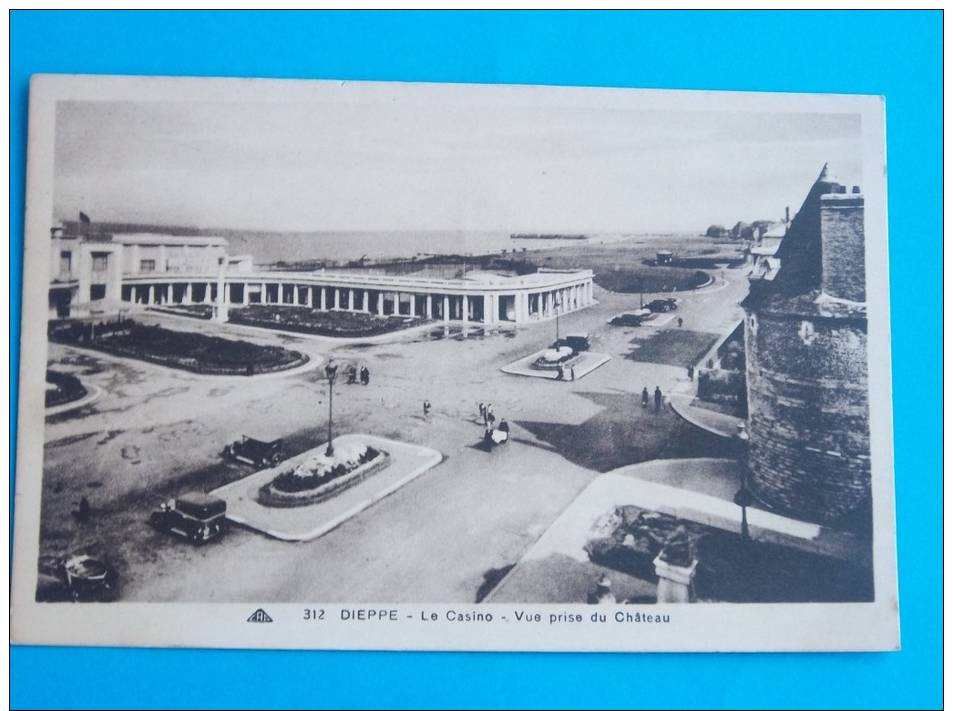 CPA+++312 DIEPPE+++Le Casino--vue Prise Du Chateau+++NEUVE+++ - Dieppe