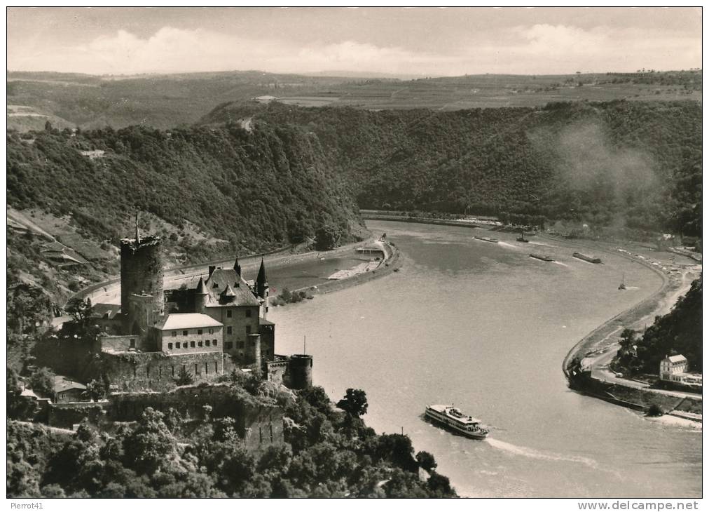 ALLEMAGNE - Der Rhein, BURG KATZ Und Die Loreley - Loreley