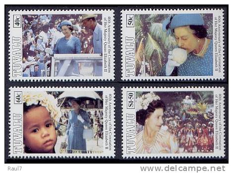 Tuvalu - 1993 - 40e Ann Couronnement Elisabeth II - 4v Neufs ** // Mnh - Tuvalu