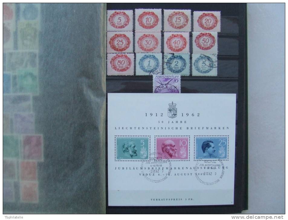 VEND TRES BEAU LOT DE TIMBRES DU LIECHTENSTEIN , MAJORITE NEUFS LUXE !!!! - Collections