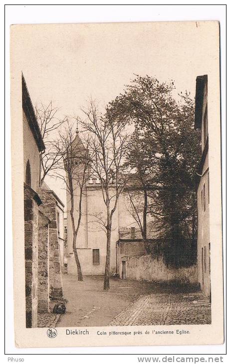 L977   DIEKIRCH : Coin Pittoresque Pres De L'ancienne L'eglise - Diekirch