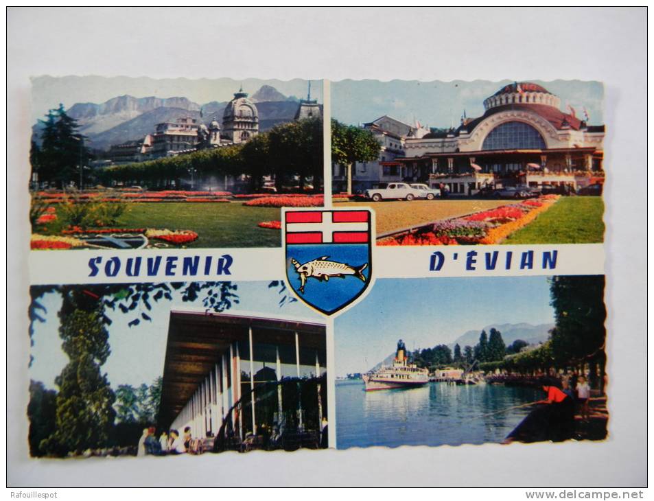 Cp Souvenir D'evian - Saluti Da.../ Gruss Aus...