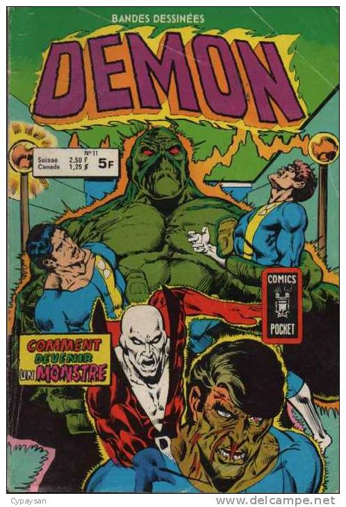 DEMON N° 11 BE AREDIT 10-1979 COMICS POCKET - Demon