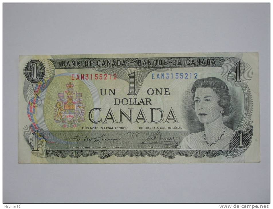 1 Dollar 1973 - CANADA - One Dollar. - Kanada