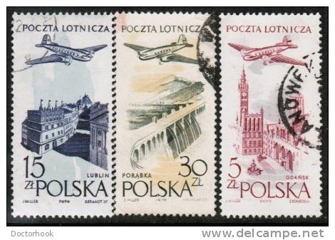 POLAND  Scott #  C 41-51  VF USED - Usados