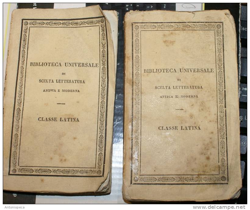 ORAZIONI DI CICERONE, 2 LIBRETTI EDIZIONE 1828 - Libros Antiguos Y De Colección