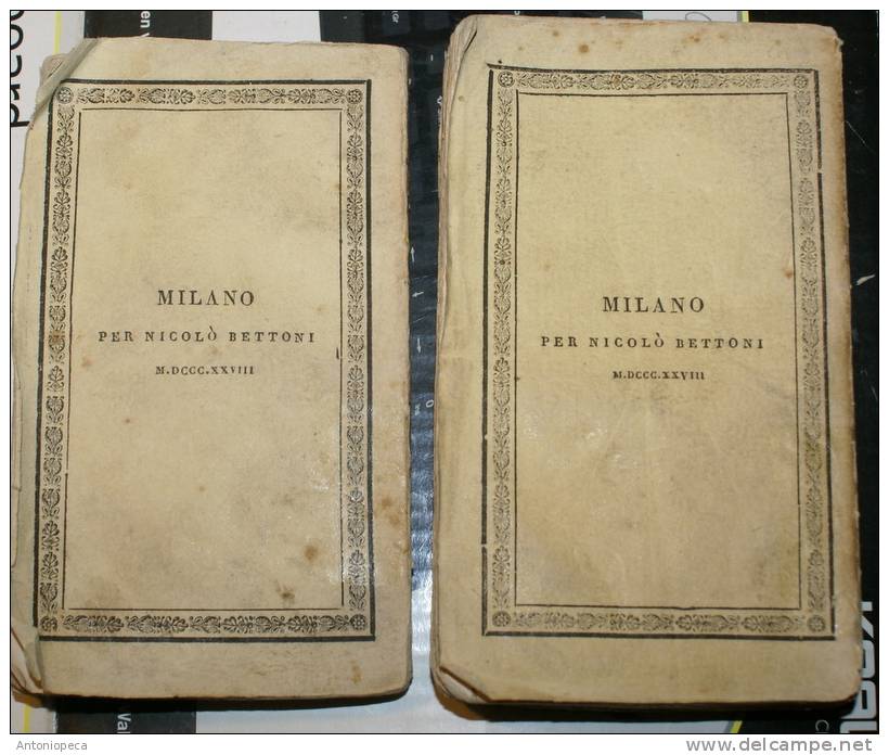 ORAZIONI DI CICERONE, 2 LIBRETTI EDIZIONE 1828 - Libros Antiguos Y De Colección