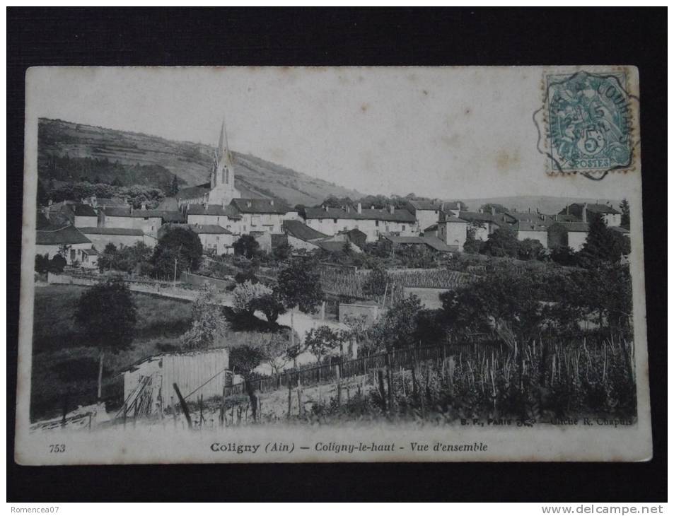 COLIGNY (Ain) - Coligny-le-haut - Vue D'ensemble - Voyagée Le 15 Avril 1906 - Non Classés