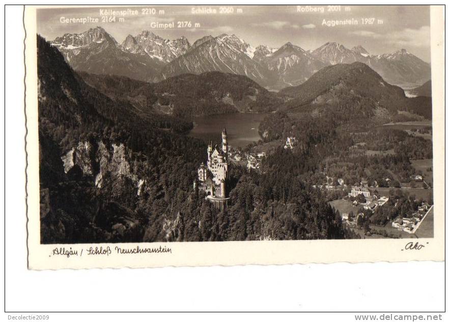 B56000 Allgau Schloss Neuschanstein Not Used Perfect Shape Back Scan At Request - Füssen