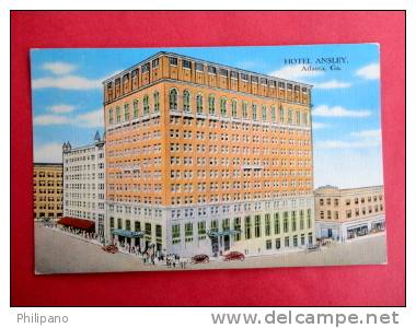 > GA - Georgia > Atlanta   Hotel Ansley    1946 Cancel   Linen ==    ==ref 420 - Atlanta
