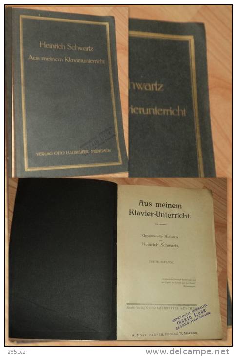 AUS MEINEM KLAVIERUNTERRICHT, Heinrich Schwartz, Munchen - Música