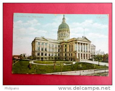 > GA - Georgia > Atlanta    State Capitol  1908 Cancel Stamp Off  ==    ==ref 420 - Atlanta