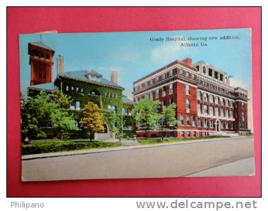 > GA - Georgia > Atlanta   Grady Hospital With New Addition   1913 Cancel  ==    ==ref 420 - Atlanta