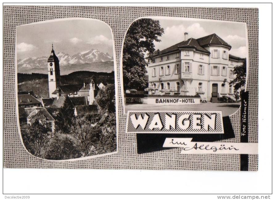 B56029 Bahnhofhotel Wangen Im Allgau Not Used Perfect Shape Back Scan At Request - Ravensburg
