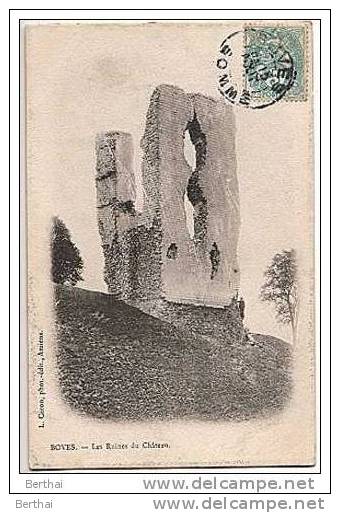 80 BOVES - Les Ruines Du Chateau - Boves