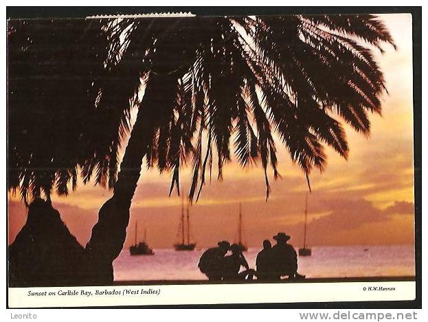 BARBADOS Sunset On Carlisle Bay West Indes - Barbades