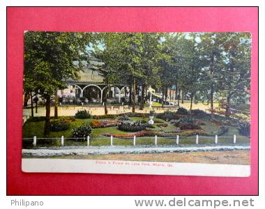 > GA - Georgia > Atlanta   Scene In Ponce De Leon Park   1908 Cancel  ----=    ==ref 421 - Atlanta