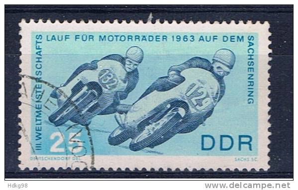 DDR 1963 Mi 974 Motorradrennen - Gebraucht