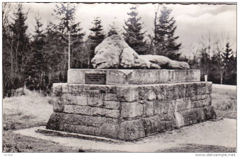 Cp , MILITARIA , Verdun , Le Lion De La Chapelle Sainte-Fine - Monuments Aux Morts