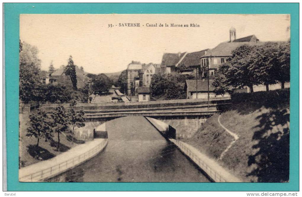 SAVERNE - Canal De La Marne Au Rhin - Saverne