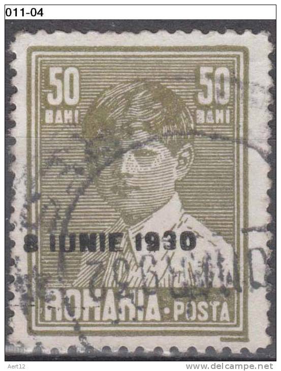 ROMANIA, 1930, King Michael, Overprinted; Cancelled (o); Sc./Mi. 361/363 - Oblitérés