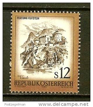 AUSTRIA 1980 MNH Stamp(s) Kufstein 1654 - Unused Stamps