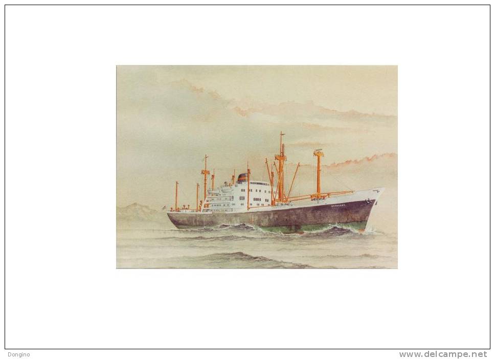 859. Postcard / Pays Bas / Nederland / Países Bajos / Barco / Bateau / Ship - Andere & Zonder Classificatie
