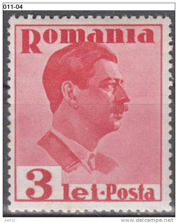 ROMANIA, 1935, King Carol II; MNH (**); Sc./Mi.  450/495 - Neufs