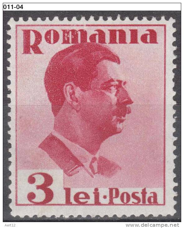 ROMANIA, 1935, King Carol II; MNH (**); Sc./Mi.  450/495 - Neufs
