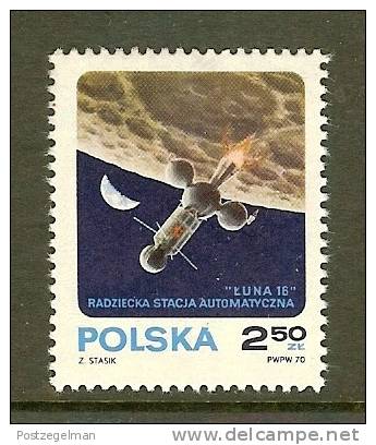 POLAND 1970 MNH Stamp(s) Luna Sg2021 - Unused Stamps