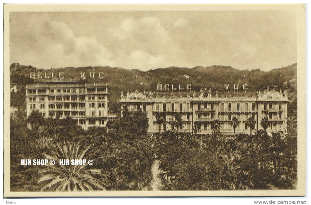 Um 1920/1930 Ansichtskarte,  „Grand Hotel Bellevue“,  Ungebrauchte Karte - Imperia